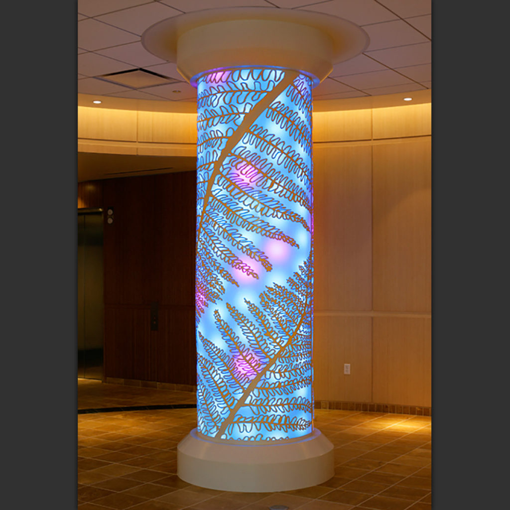 Emry Station Art Pillar | Davis Metal Stamping, Inc.