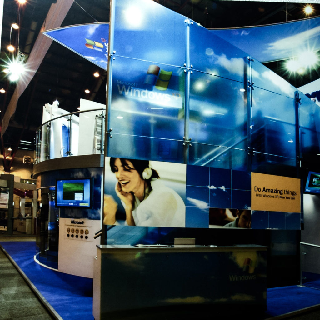 Microsoft Trade Show Booth | Davis Metal Stamping, Inc.